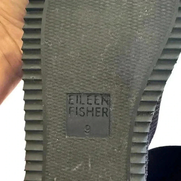 Eileen Fisher Mars Knit Wedge Heel Booties Size 9 - Picture 7 of 16